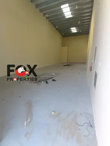 Warehouse for annual rent in Al Jurf Industrial Area 2, near Sheikh Mohammed Bin Zayed Road, Dubai and Sharjah exit. Price: AED 150,000 Payments: 4 Se