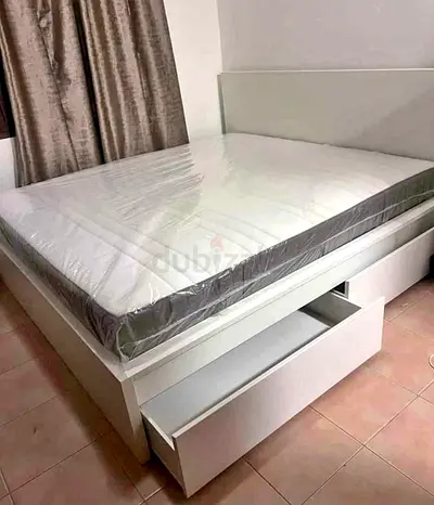 Ikea King size bed with mattress available in perfect condition