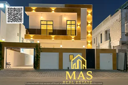 🏡 Luxury Stone-Facade Villa for Sale in Al Yasmeen, Ajman | Modern Design & Prime Location