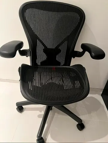 Herman Miller Size B Aeron Classic Office Chair fully loaded