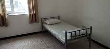 Big room with separate washroom for executive bachelors/working lady available, opp Al wahad mall