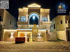 Classic villa for rent, first occupancy, in Al-Haliyo 2 area, opposite Al-Hamidiya Park. The villa i