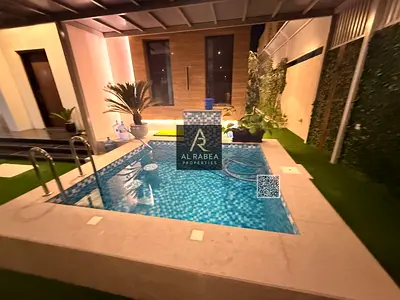 للايجار الشهري - فيلا - 3 غرف نوم ماستر - مع - حديقة - مسبح خاص - جيم خاص