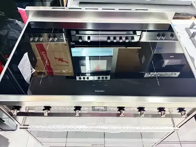 Smeg latest model induction cooking range oven fan stove 90x60 made in Italy