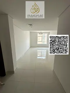 1BR hall in Al Rashidiya 3 on Sheikh Khalifa St next to Grand Mall &amp; near Corniche, 2 baths, lar