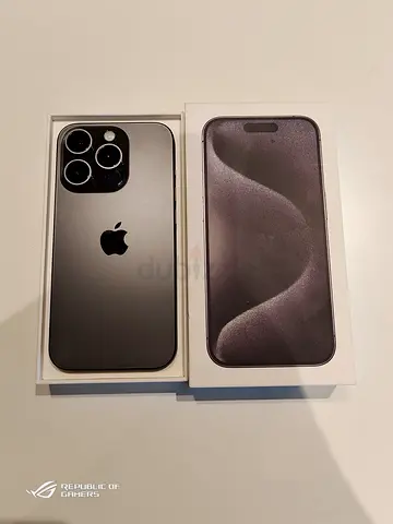 iPhone 15 Pro 256gb TDRA 87 battery health with box