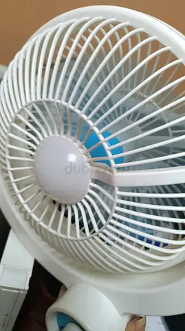 Small Portable Table Fan - White,