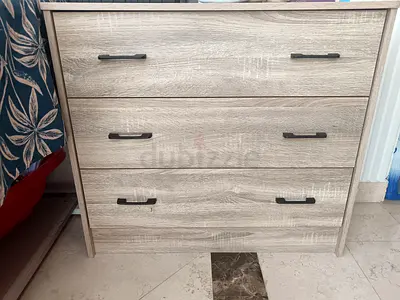 Light Oak 3-Drawer Dresser / Chest - Good Condition