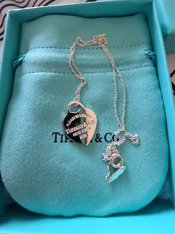 Tiffany  Co. Heart Tag Sterling Silver Necklace