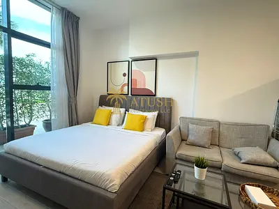 Furnished Studio | Balcony | Pool & City View