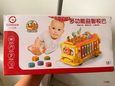Sobebear Musical Xylophone School Bus Toy - Like New