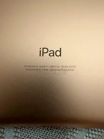 Apple iPad (Gold) - Good Condition, 9.7-inch (Back view shown)