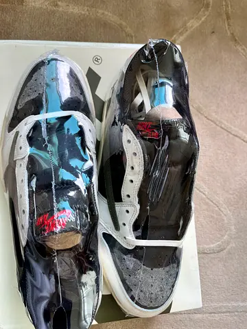 New Nike Air Jordan 1 Low - Travis Olive Green - wrapped - US 11 Women’s Air