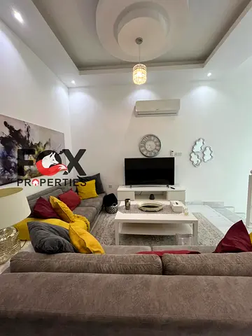 A unique opportunity for large families, a furnished townhouse for annual rent in the Al Zahia area - on the main street of Ajman. It is characterized