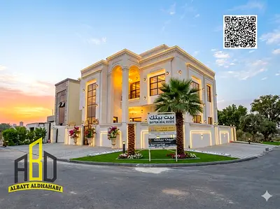 فيلا كلاسيك  للبيع زاويه شارعين شامل رسوم التسجيل والتملك حر لكافه الجنسيات جوار كافه الخدمات