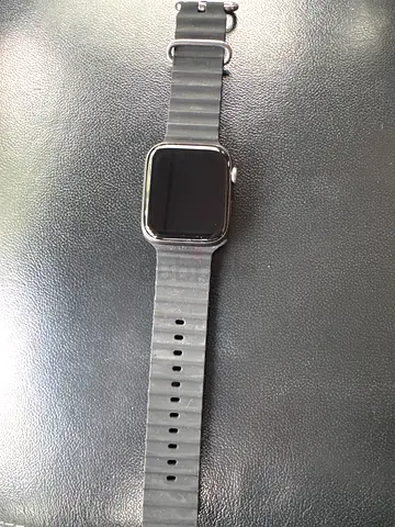 Used Apple-Series 4 Smartwatch with Black Strap — Good Condition