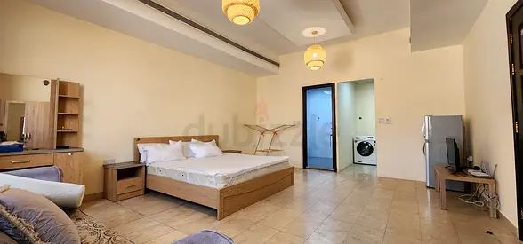 Furnished studio room available in khalifa city near AL FORSAN Mall