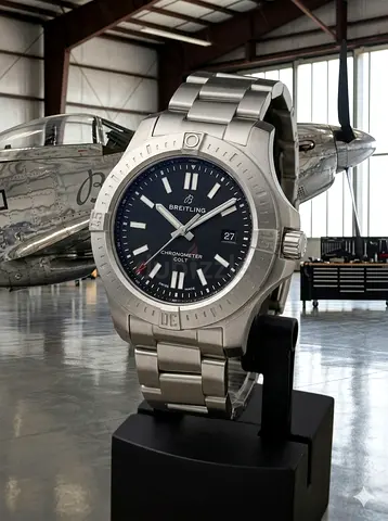 Breitling Chronomat Colt Automatic 44 Black Dial