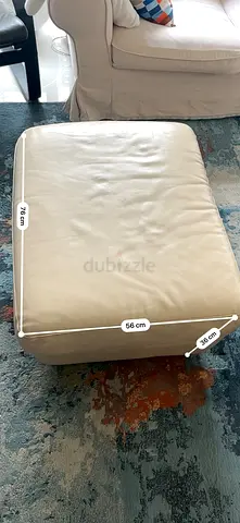 Leather Ottoman