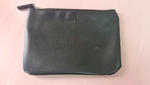 Leather SEPHORA pouch