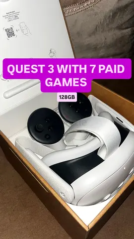 Meta Quest 3 128GB with 7 GAMES