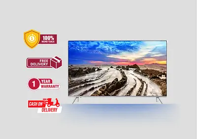 Samsung 55 inches Premium UHD 4K Flat Smart TV MU7300 Series 7 - Free Delivery - Full Warranty