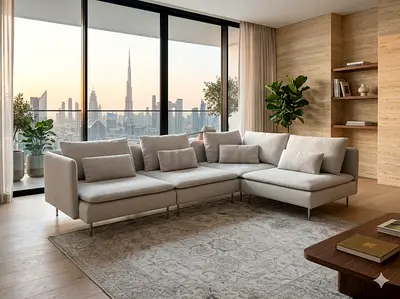 IKEA Soderhamn Corner Sofa Beige Good condition