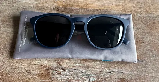 Classic unisex blue sunglasses - New