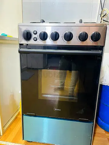 Used Midea Freestanding Gas Cooker with Oven - Good Working Condition