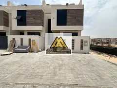 Townhouse Villa for Sale in Al Helio 2 Ajman 5 Master Bedrooms Stone Facade Roof 1.4M AED All Inclus