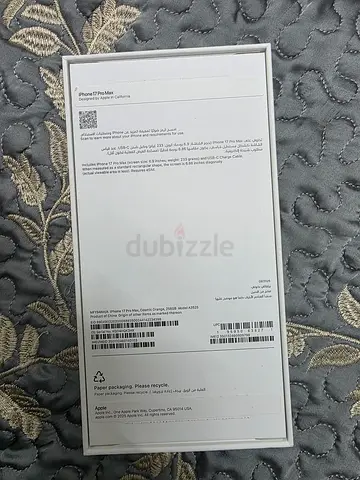 Iphone 17 promax 256 GB