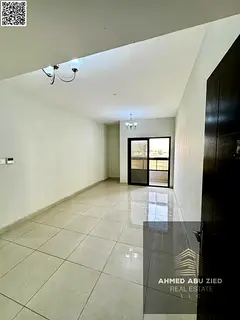 Two bedrooms, large living room, spacious kitchen, two bathrooms, balcony with open view, central ai