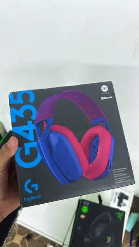 Logitech G435 LightSpeed Wireless Gaming Headset (Blue/Pink) - Boxed