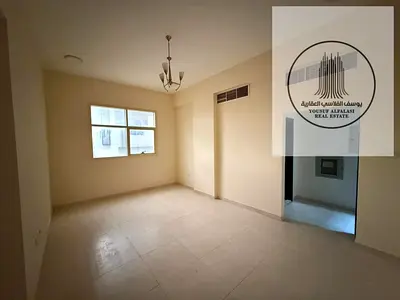 Two bedrooms and a living room with central air conditioning, spacious, located on Ammar Street in Al Jurf 1. Price: AED 36,000