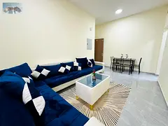 One-bedroom apartment with a living room Location: Ajman Corniche Close to Al Safina Roundabout Clea