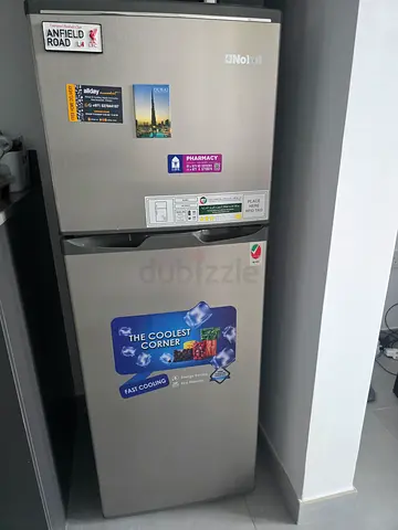 Nobel brand  Top Freezer Refrigerator - 2-Door (Silver), Good Working Condition