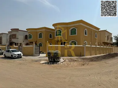 Luxury villa for sale in Al Muwaihat 2 | 5200 sq ft | 5 spacious bedrooms + maid's room | Large yard | Modern fully equipped kitchen | Contemporary de