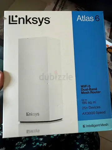 Linksyss Atlas 6 AX3000 Dual-Band WiFi 6 Mesh Router - New in Box - Negotiable