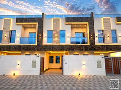 Townhouse for sale in Ajman | Al Yasmin area | 5 bedrooms, majlis, 3 halls and roof | Freehold owner