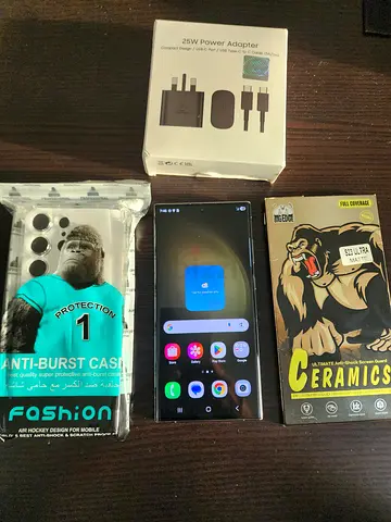 Samsung Galaxy S23 ultra 8/256Gb 1physical 1esim 10/10 condition waterpack sealed all original