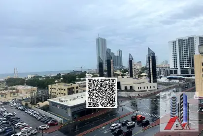 1 BHK for rent in Ajman One Tower Close Kitchen With Parking.
