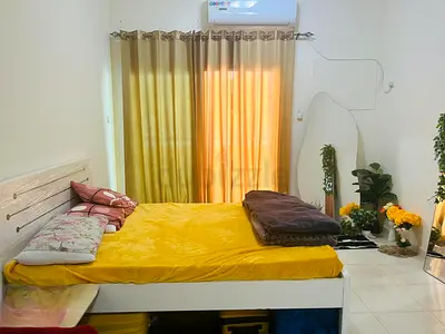 Family room available  with attached washroom muhaisnah four,lulu village and gulf model school
