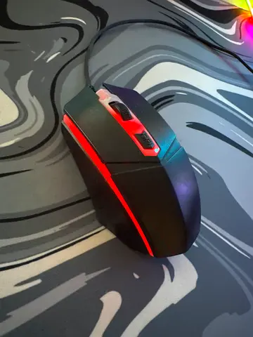 Wired Gaming Mouse with RGB Lighting - Good Condition