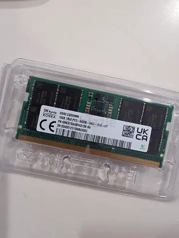 🔥 DDR5 16GB 6400MHz SK Hynix – (نظيفة جدًا)