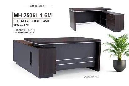 Executive L-shaped Office Desk New For Sale