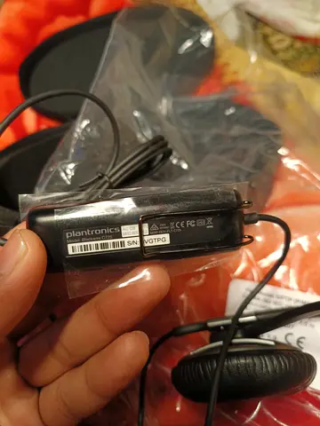 Plantronics Wired On-Ear Headset with Inline Mic - Good Working Condition