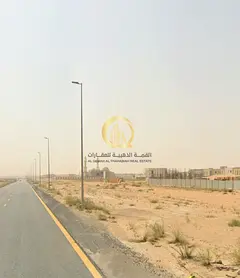 For sale: Corner residential land in Sharjah, Al Murooq project, Al Rwaydat area, with an area of 28