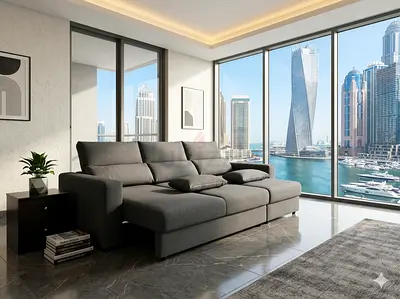 Ikea eskilstuna L shape sofa under storage