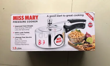 Miss Mary 1.5L Pressure Cooker - Compact Stainless Steel (new)