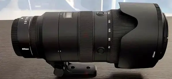 Nikon Z 70-200 f/2.8 VR Full-Frame Zoom Lens with Hood and Tripod Collar - Good Condition